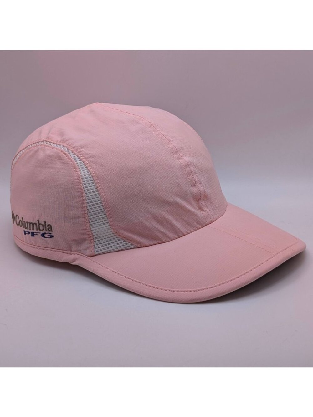 Columbia PFG Womens Pink Lightweight Running Hat Fishing Outdoors Hiking Strap